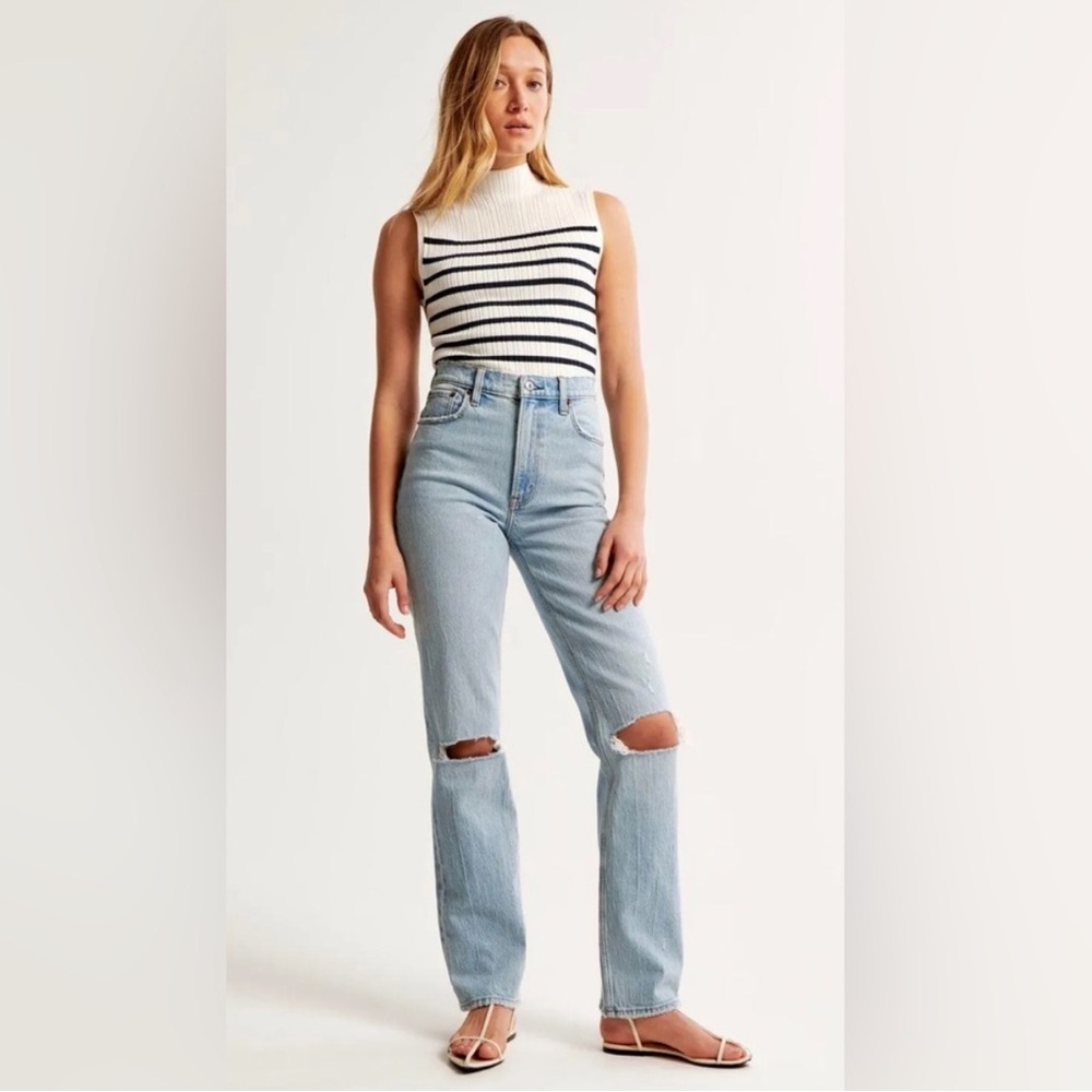 Abercrombie & Fitch 90s Straight Ultra High Rise